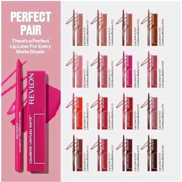 Revlon Colorstay Limitless Matte Lipstick Lot Of 10 - Picture 11 of 16